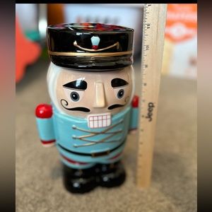 Nutcracker cookie jar